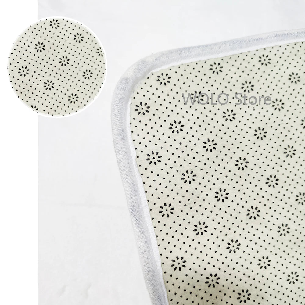Cream Irregular Soft Fluffy Area Rug