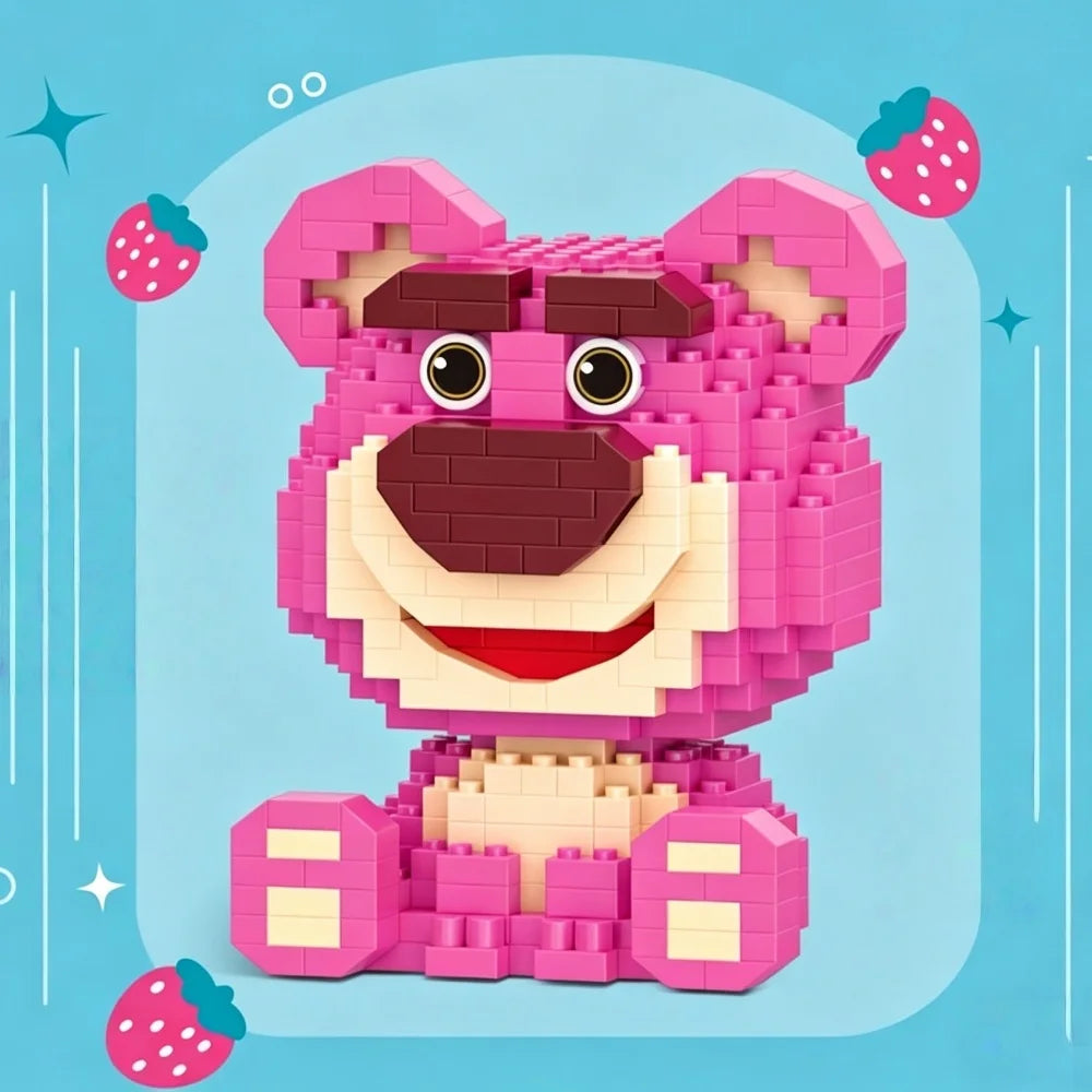 Disney LinaBell StellaLou Winnie Building Blocks Toy Set