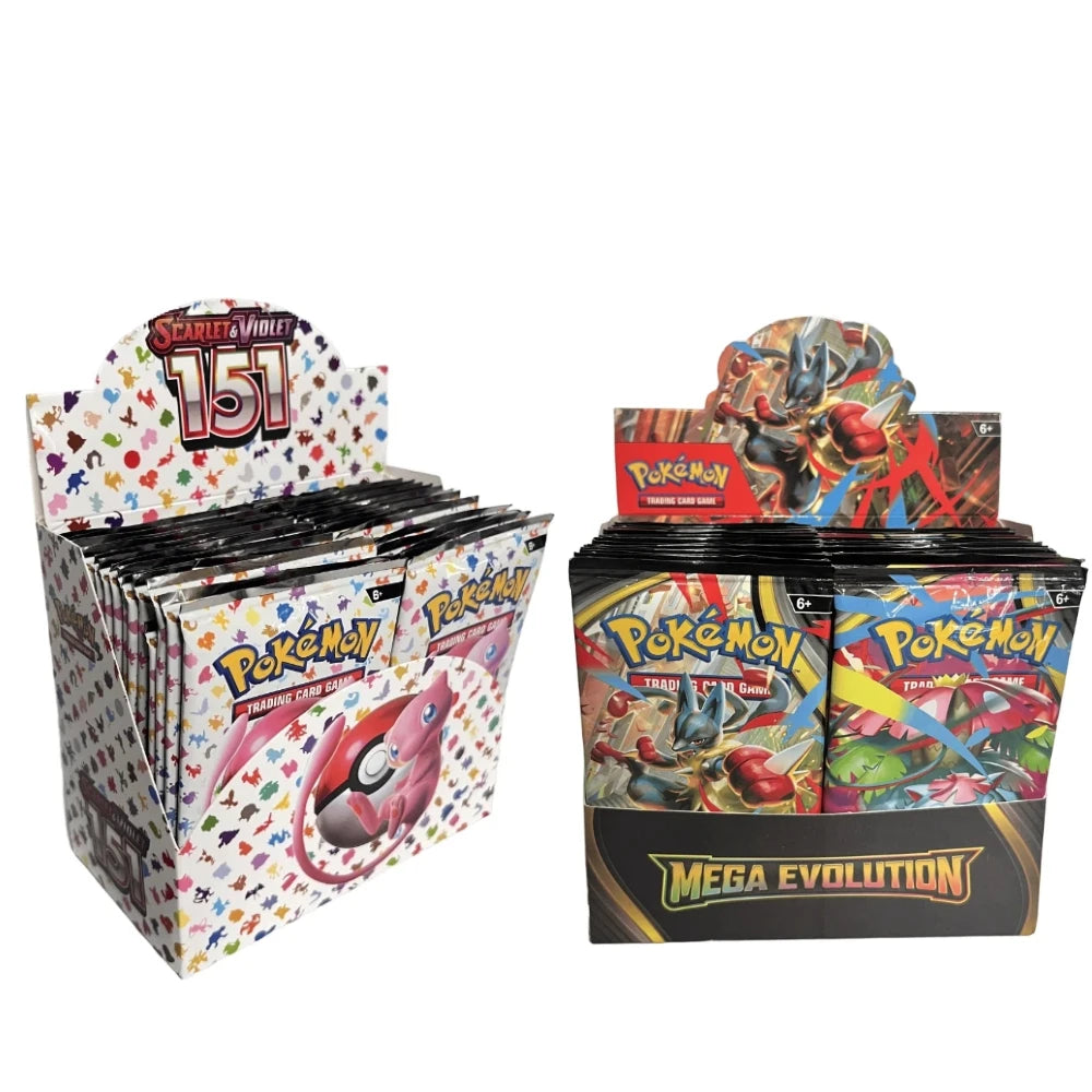Pokemon 360PCS English Trading Card Bundle – 151 Black Bolt, White Flare & Surging Sparks Booster Collection