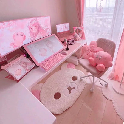 Cute Rilakkuma Bear Plush Mat
