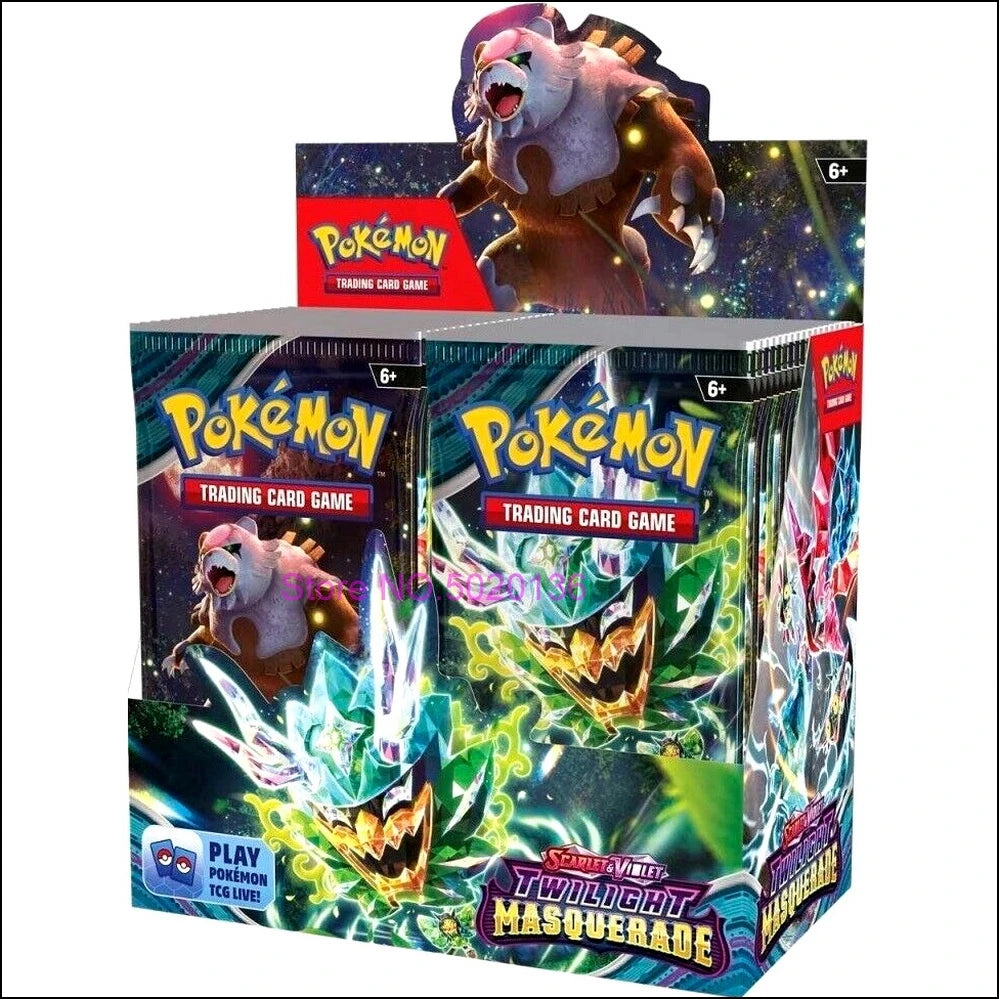 Pokemon Toys Mega Evolution Chaos Rising Booster Display Cards
