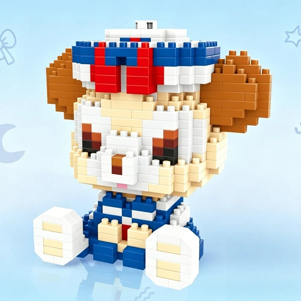 Disney LinaBell StellaLou Winnie Building Blocks Toy Set