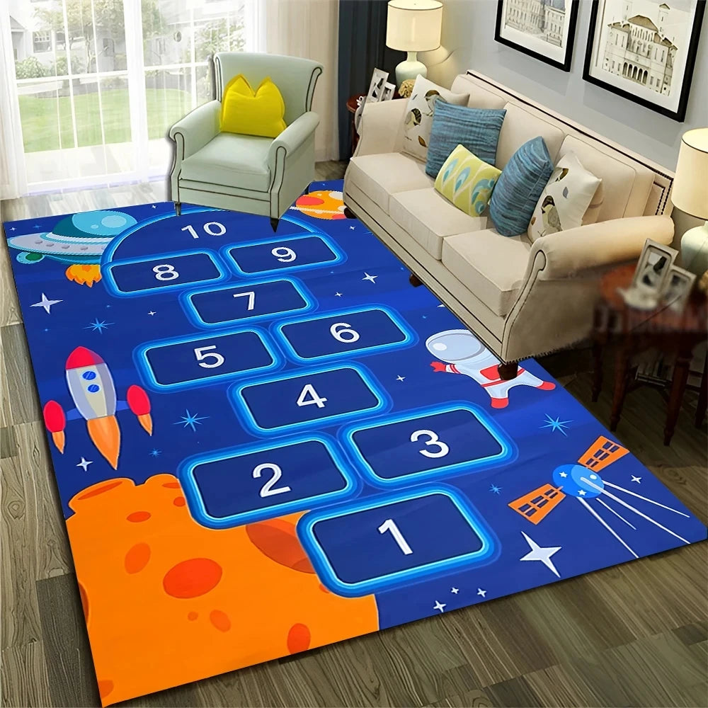 Kids Cartoon Game Non-Slip Floor Mat