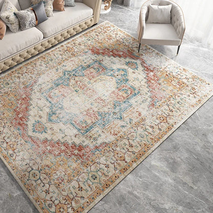 VIKAMA Bohemian Retro Large Area Carpet Non-Slip Living Room Bedroom Floor Mat