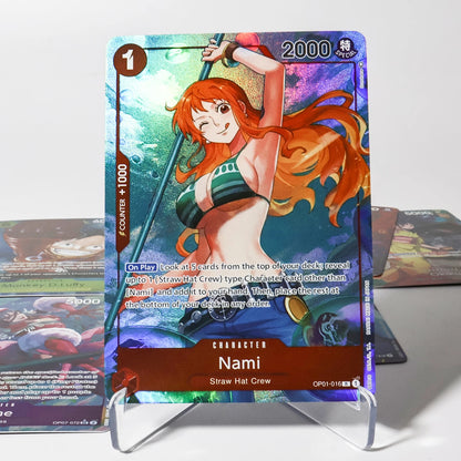 One Piece OPCG Frosted Laser Blue Core Card Set