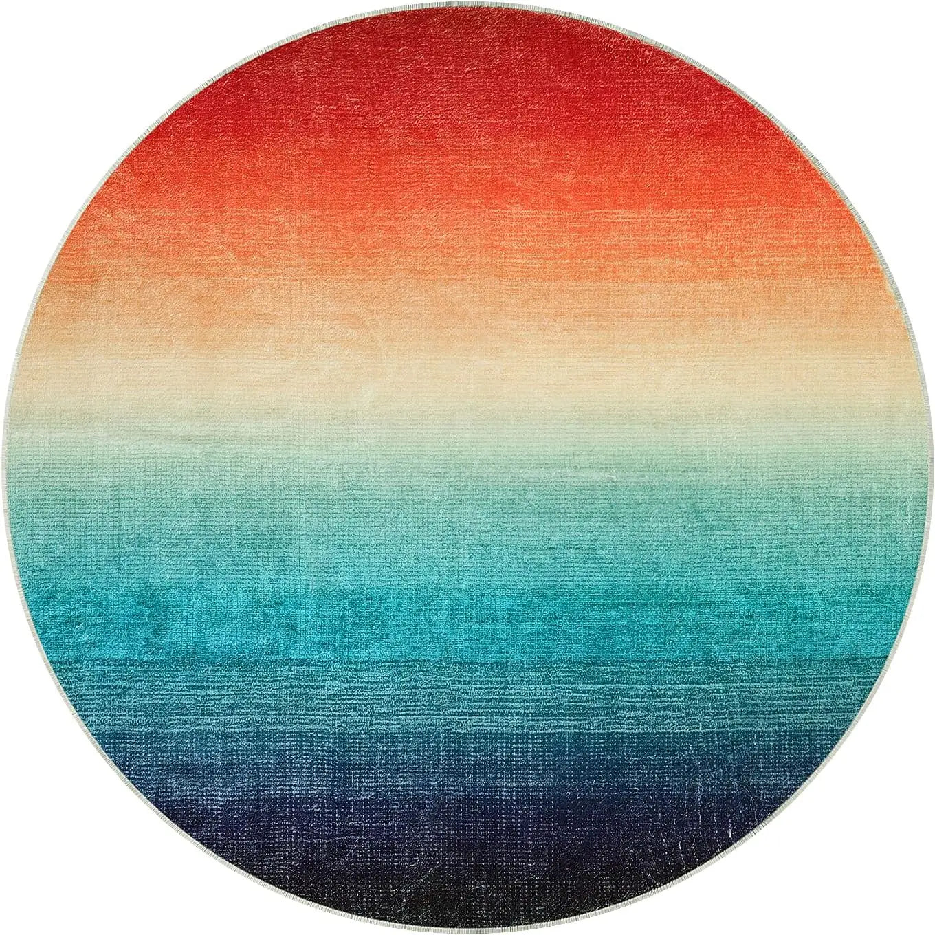 Irregular Gradient Plush Soft Area Rug