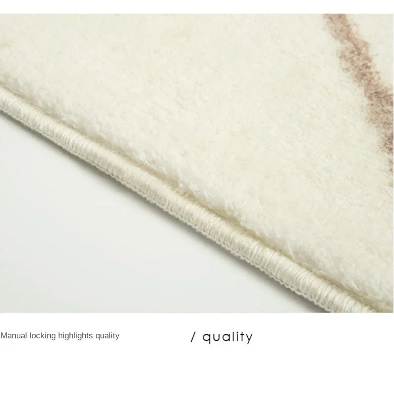 Fluffy Soft Light Luxury Round Plush Area Rug