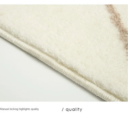 Fluffy Soft Light Luxury Round Plush Area Rug