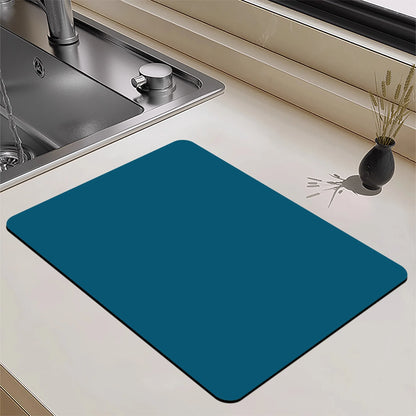 VIKAMA Absorbent Dish Drying Kitchen Mat