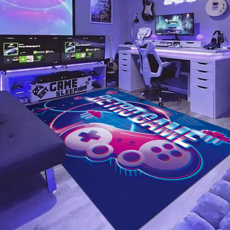 VIKAMA Cyberpunk Gaming Chair Floor Mat