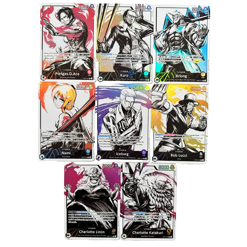 One Piece English Leader Character Card Collection Set