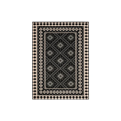 VIKAMA Moroccan Crystal Velvet Area Rug