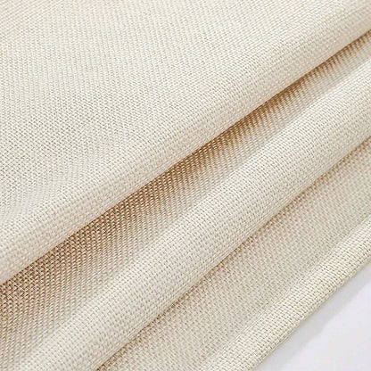 Geometric gold leaf linen placemats set