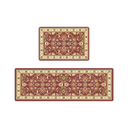 VIKAMA Retro Persian Non-Slip Runner Rug