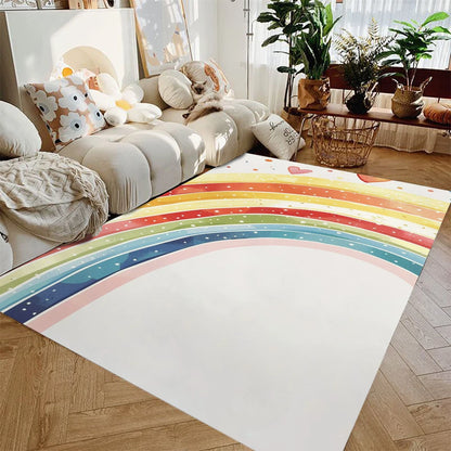 Kawaii Rainbow Kids Area Rug