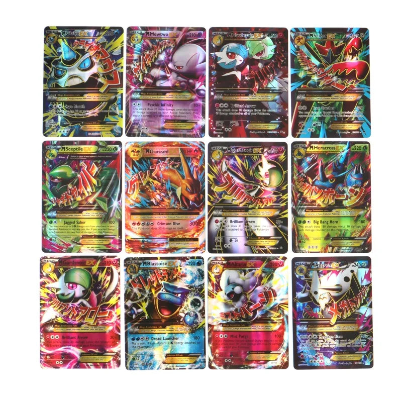 Pokemon Mega GX VMAX TAG EX English Card Set 60 100 Cards