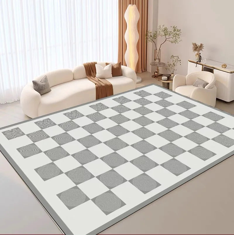 VIKAMA Green Checkered Floor Mat
