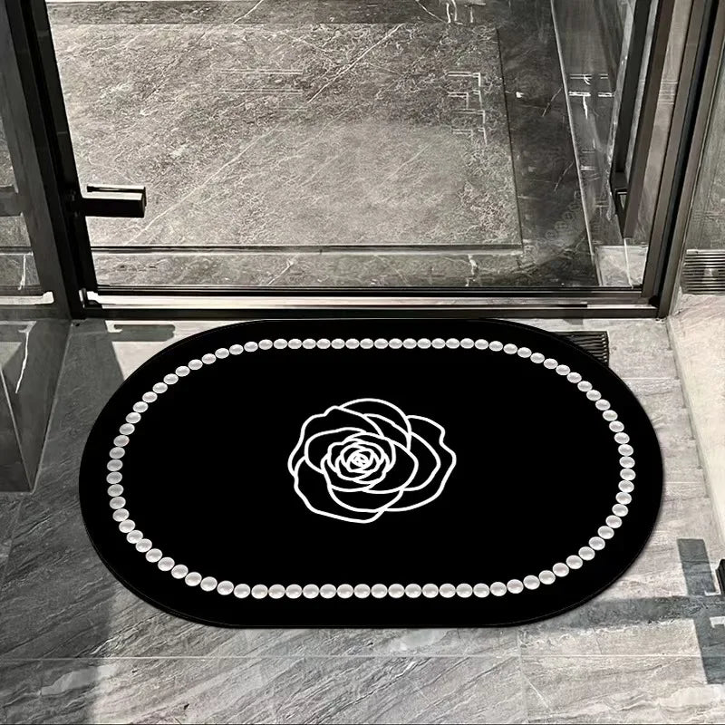 VIKAMA Bathroom Anti-Slip Absorbent Floor Mat