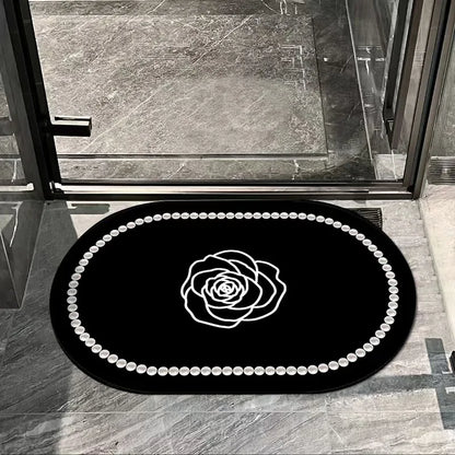 VIKAMA Bathroom Anti-Slip Absorbent Floor Mat