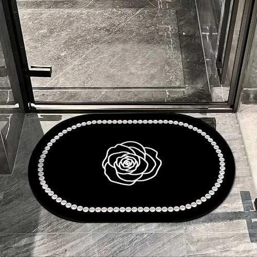VIKAMA Bathroom Anti-Slip Absorbent Floor Mat