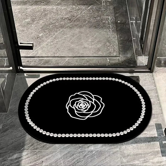 VIKAMA Bathroom Anti-Slip Absorbent Floor Mat