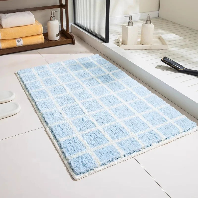Bedside Thickened Carpet Bedroom Rug Sofa Cushion Bay Window Mat Bathroom Absorbent Non-Slip Floor Rug Home Decor
