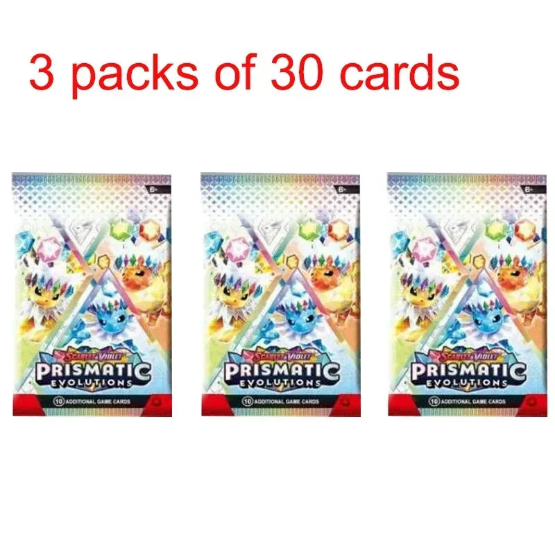 360PCS Pokemon Trading Cards Bundle – Scarlet & Violet 151 Prismatic Evolutions English Booster Set