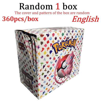 360PCS Pokemon English Booster Card Collection – Mega Evolution, Scarlet & Violet 151 Black Bolt