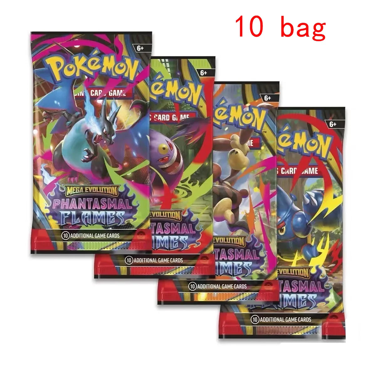 Pokemon Prismatic Evolutions Phantasmal Flames Booster Box 360 Cards