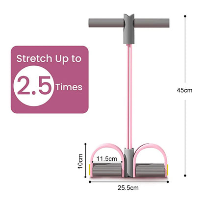4 Tube Resistance Band Pedal Puller