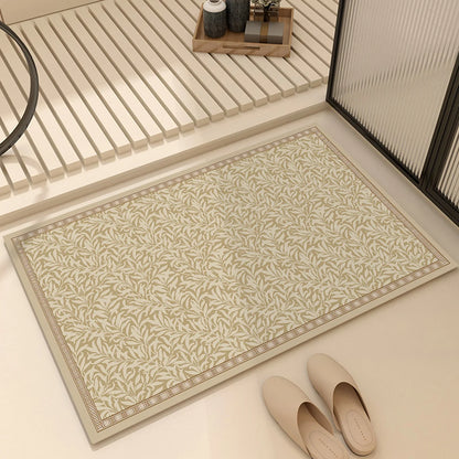 French Diatom Mud Bathroom Non-Slip Floor Mat