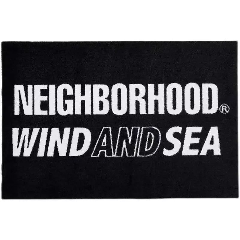 NEIGHBORHOOD NBHD SEA Nikko Silk Ring Entry Door Mat Non-Slip Trend Carpet