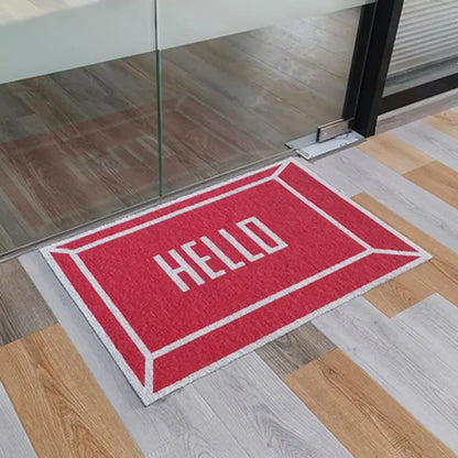 Cuttable Silk Ring Door Mat Waterproof Dirt-Resistant Entry Floor Carpet Easy Care Household Foot Mat
