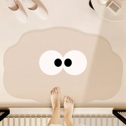 Cartoon quick-dry non-slip bath mat