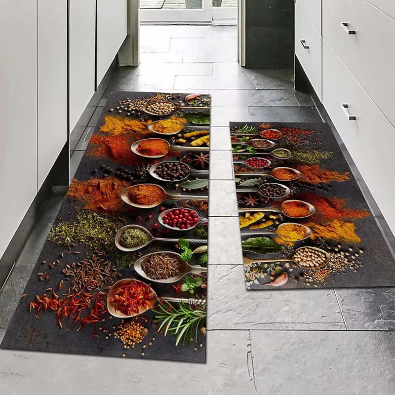 Modern Kitchen Mat Long Non-Slip Rug Hallway Bedroom Living Room Balcony Bathroom Entrance Floor Carpet Home Decor