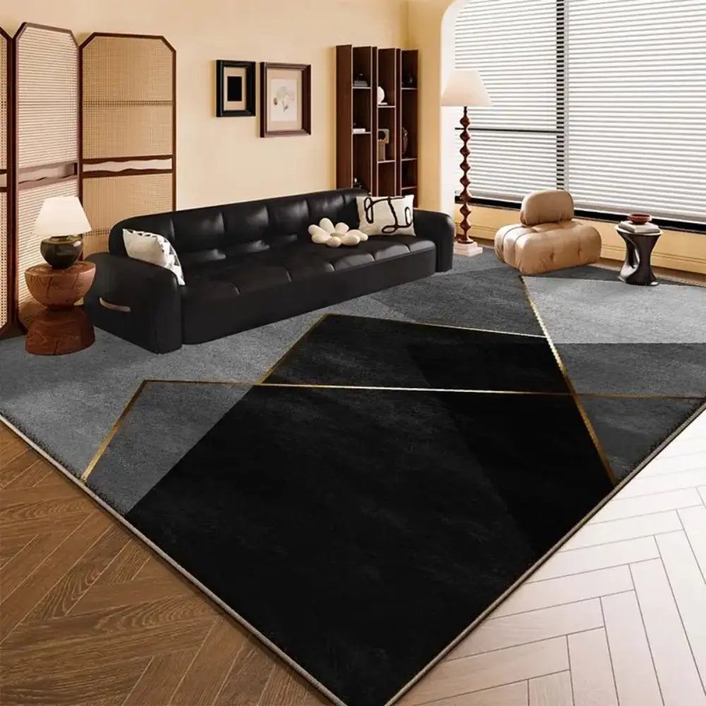 VIKAMA Modern Minimalist Luxury Living Room Area Rug