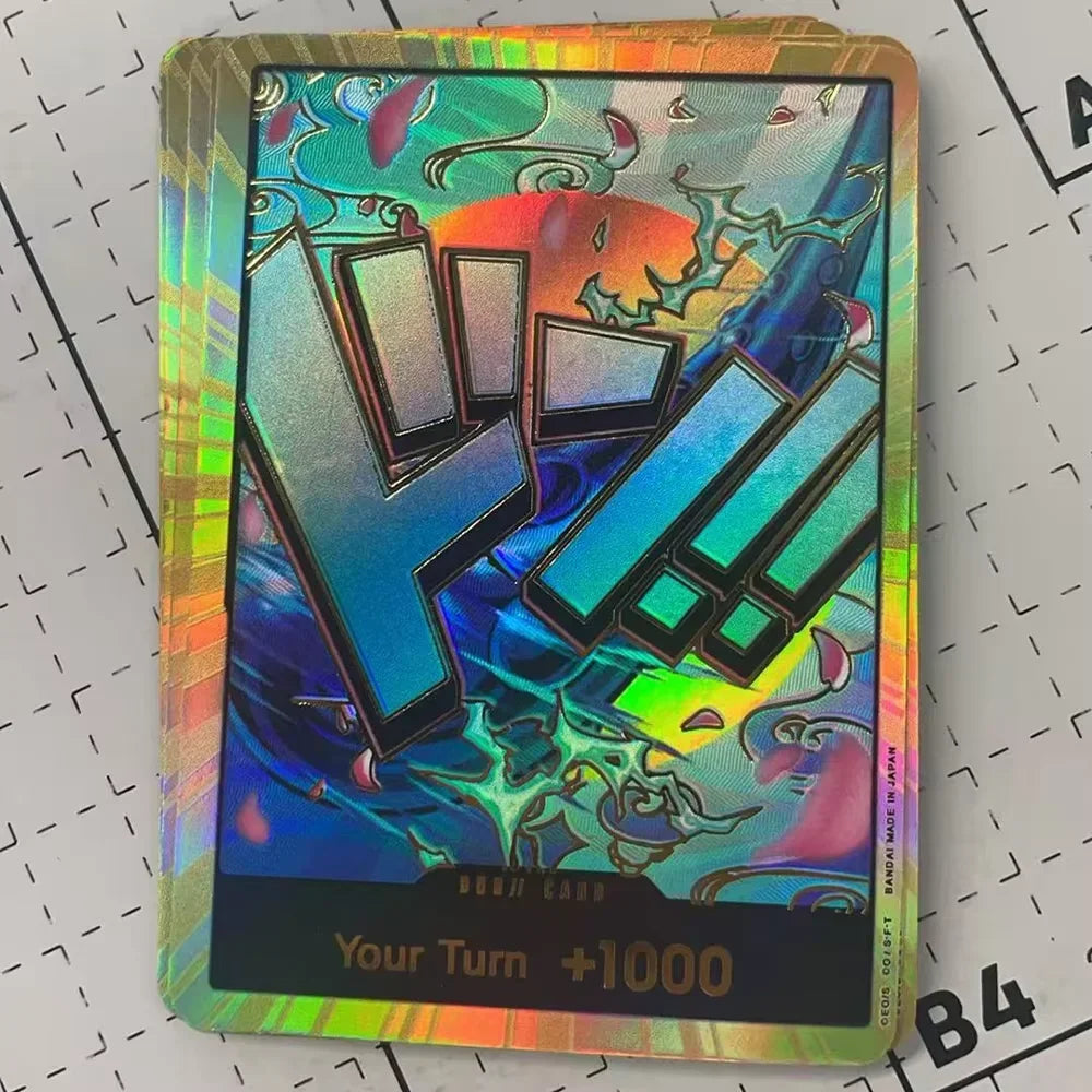 One Piece PRB01 Gold DON Super Parallel Foil Card