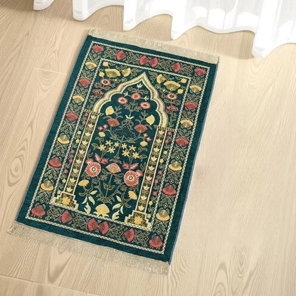 Foldable Persian-style prayer rug 110x70cm