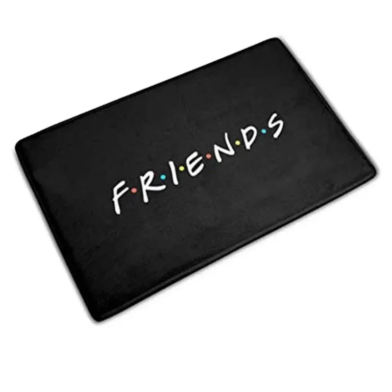 VIKAMA Old Friends Fresh Rug Entrance Bedroom Bathroom Door Mat Home Decor
