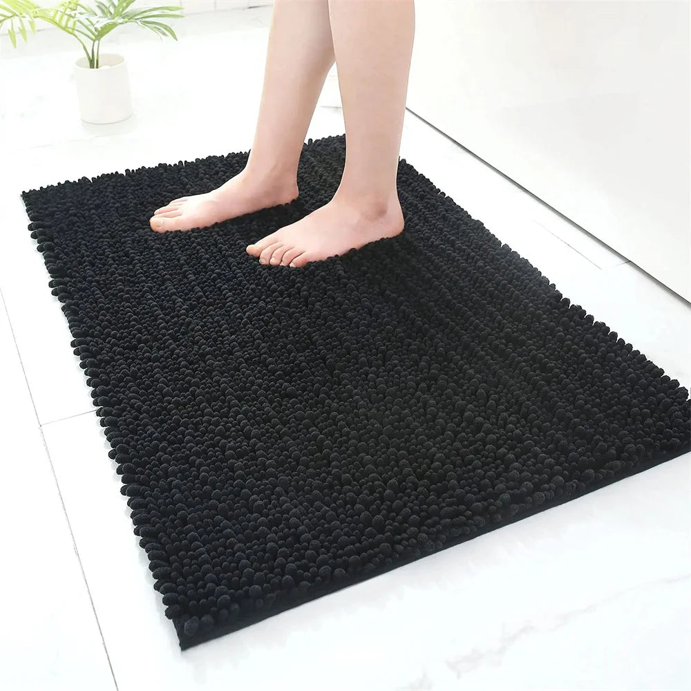 Olanly Chenille Thick Absorbent Bath Rug