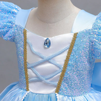 Disney Cinderella Deluxe Princess Ball Gown Costume Dress