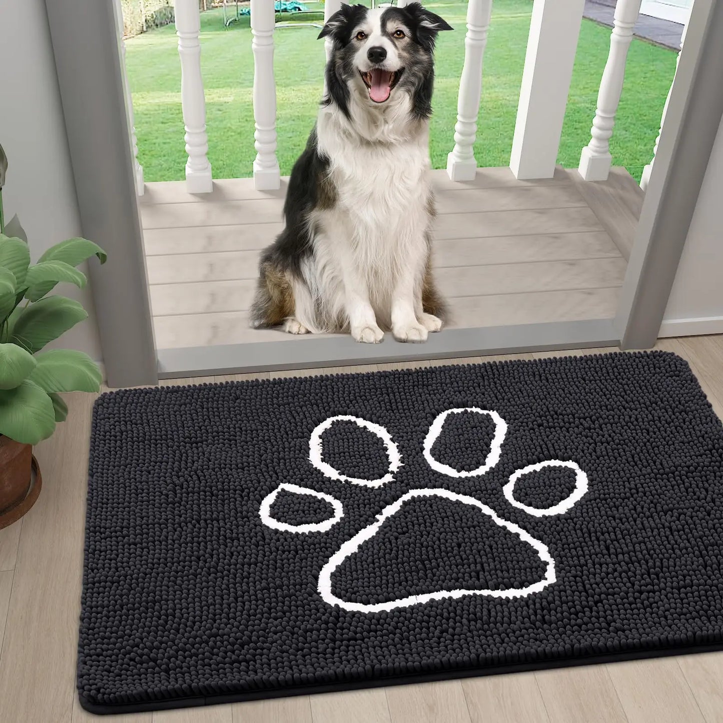 OOlanly Dog Mud Trap Non-Slip Doormat