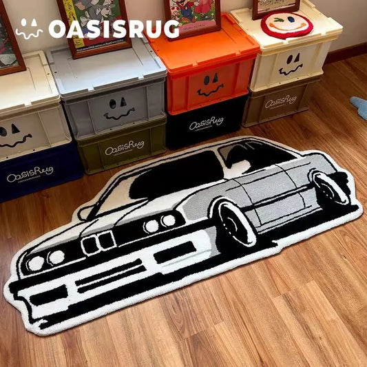 VIKAMA Fashion Car Carpet Non-Slip Bedroom Bedside Living Room Coffee Table Floor Mat