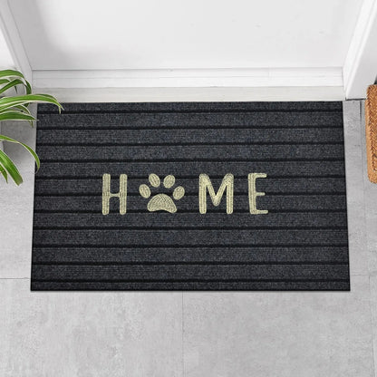 Pet Friendly Paw Print Door Mat