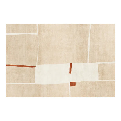 Japanese Minimalist Plush Non-Slip Area Rug