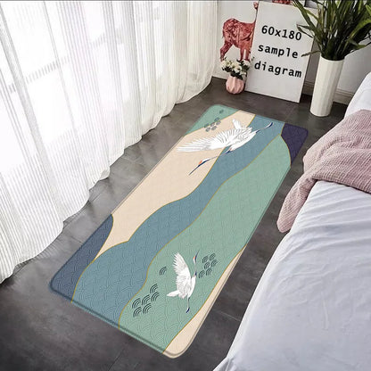 Japanese Sakura Moon Carpet Rug