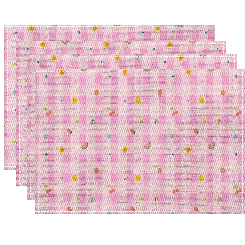 Checkerboard Heat Resistant Placemat