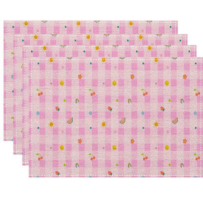 Checkerboard Heat Resistant Placemat