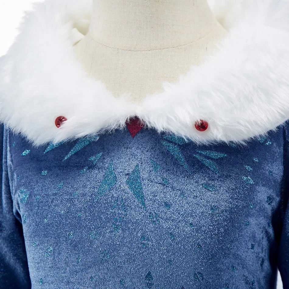 Disney Frozen Elsa Princess Costume Dress For Girls