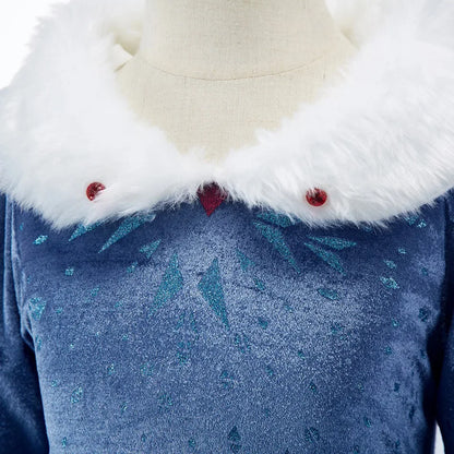 Disney Frozen Elsa Princess Costume Dress For Girls